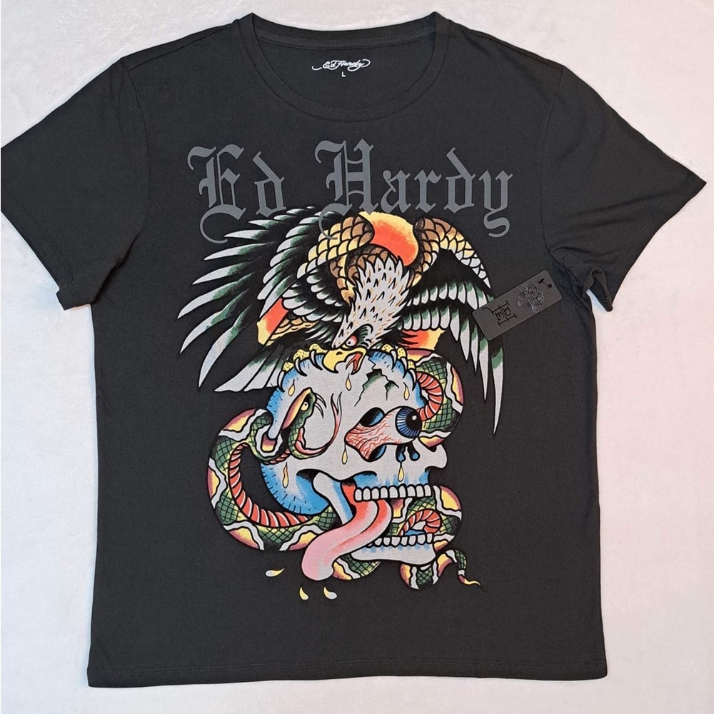 Ed Hardy T-Shirt - Size LARGE